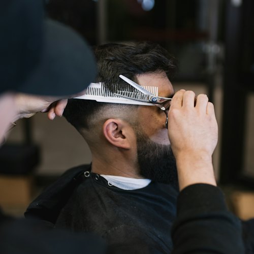Corte na tesoura